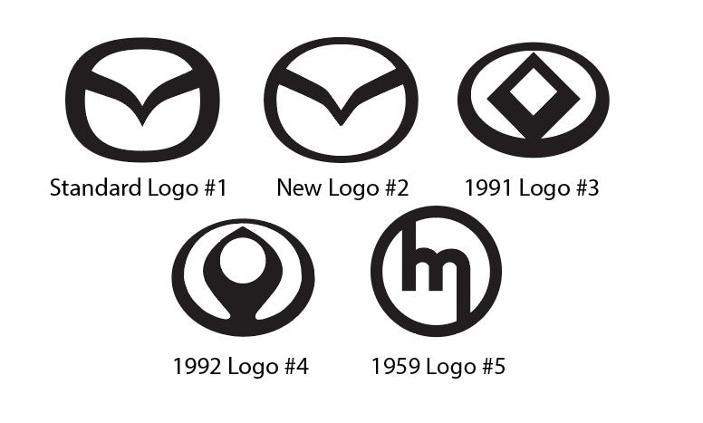 Mazda Logo Enkei RPF1 Center Caps (Set of 4)