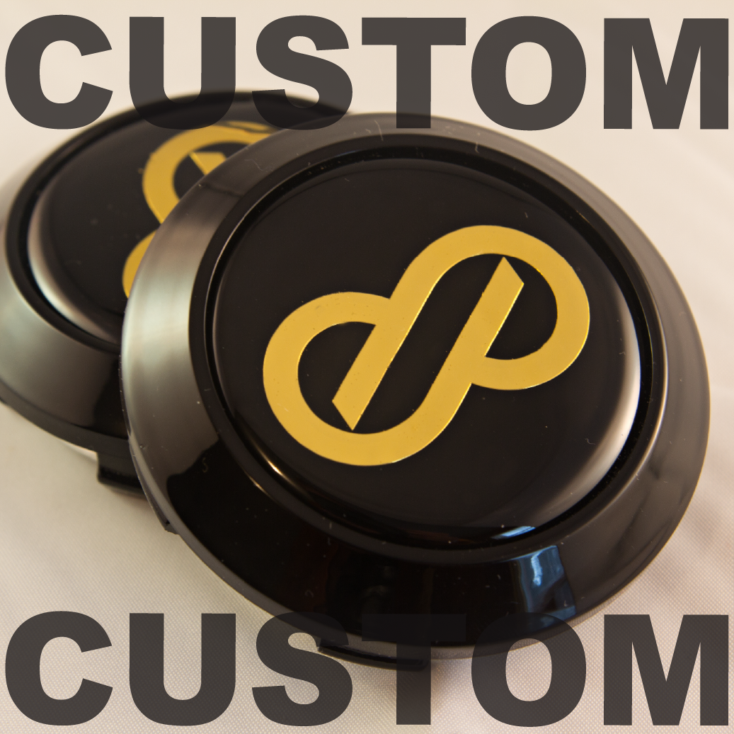 CUSTOM Enkei RPF1 Center Caps (Set of 4)